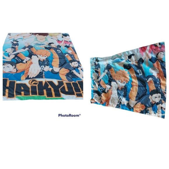 Haikyuu Bedding Set Pillow Case Duvet Quilt Cover Twin Anime volleyball 🏐 - Picture 1 of 13